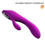 Handheld Computer Vibrator LED Light -7 Speed USB Cable Rechargeable Weaterproof Wand Massager Design for Bedroom