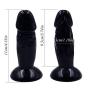 JSCRlove 10 Inch Black Clear Díldɔ Toys with Suction Cup for Hand-Free Play Women Pleasure Toys Women Socks