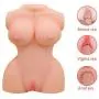 Movitip Sex Doll Male Masturbator Pocket Pussy Female Love Doll Torso with Tight Vagina Anal, 3D Lifelike Real Love Doll Torso with Metal Skeleton, Soft Ass Adult Sex Toy (15x9.4x5.1 Inches.11 lb)