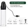LQTY Automatic Mens Pen?s Enlargement Pump to Increase The Size and Strength, Electric Vacuum Pump Male Effective Extender