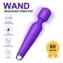 Small Wand Vibrator - Handheld G-Spot Vibrator Vibrating Stick Stimulator with 10 Magical Vibration Modes, Waterproof and Rechargeable, Anal Massager G-Spot Adult Sex Toy Couple Flirting
