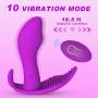 LLFX Flexible Silicone Brush Stimulates Clitoris with 10 Frequency Vibration Females Wear Jumping Egg T-Shirt Backpack