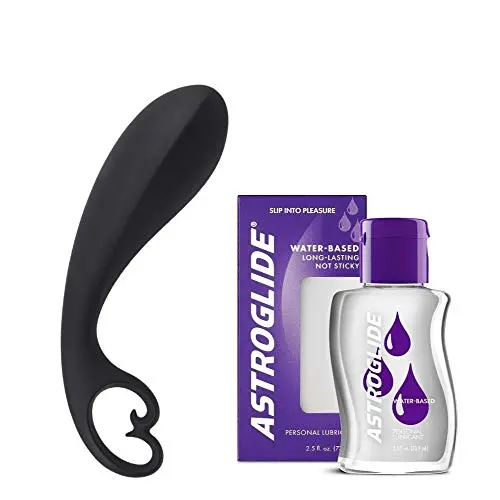 100% Super Soft Silicone Black Heart by Alive & 2.5 Astroglide Water-Based Lubricant 100% Super Soft Silicone Black Heart by Alive & 2.5 Astroglide Water-Based Lubricant