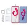 We-Vibe Nova Rabbit Silky Silicone Vibrator with 2 Motors, Flexible Clitoral arm That Stays in Contact + 30ml Lube