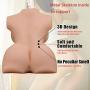 Rzoeox Sex Doll Male Masturbator, 3D Lifelike Torso Toys with Vagina and Anal for Men Masturbation, TPE Dolls with Metal Skeleton - (15 x 9.5 x 5in, 5kg)