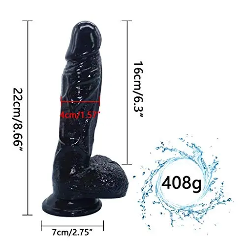 Lfcmf Realistic Real Soft Dîldɔ Waterproof Relax Massage Tools Ultra Soft PVC for Women Female Couples (Color : Black) Lfcmf Realistic Real Soft Dîldɔ Waterproof Relax Massage Tools Ultra Soft PVC for Women Female Couples (Color : Black)