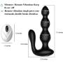 Male Prostate Massager with Testes Stimulation, 9 Speed Vibrating Anal Butt Plug Dual Motors G-spot Vibrator & Anal Stimulator Wireless Remote Anus Sex Toy for Men, Woman & Couples