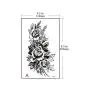 Lekkas Women Temporary Tattoos Sexy Blossom Fake Tattoos for Girls Waterproof Body Art stickers Black Removal Flowers Tatuajes Pack of 8 Sheets Lekkas Women Temporary Tattoos Sexy Blossom Fake Tattoos for Girls Waterproof Body Art stickers Black Removal Flowers Tatuajes Pack of 8 Sheets