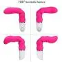 Sexy Slave Bendie Jessica Waterproof Flexible 10 Modes Silicone G Spot Vibrator, Clitoral Stimulator, Vibrant Toy, Pink Sexy Slave Bendie Jessica Waterproof Flexible 10 Modes Silicone G Spot Vibrator, Clitoral Stimulator, Vibrant Toy, Pink
