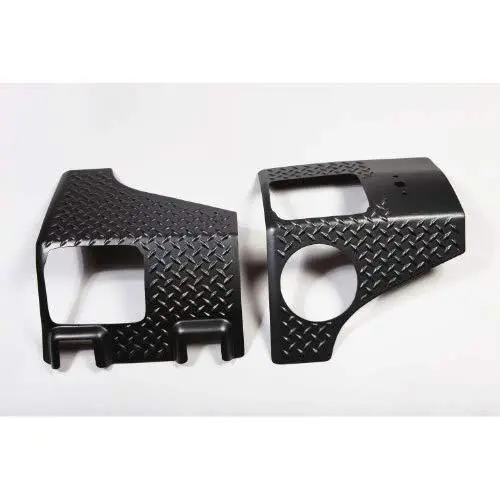 Rugged Ridge 11651.01 Black Diamond Plate Body Armor Kit, Rear Quarter Panel- Pair for 2007-2018 Jeep Wrangler Unlimited Rugged Ridge 11651.01 Black Diamond Plate Body Armor Kit, Rear Quarter Panel- Pair for 2007-2018 Jeep Wrangler Unlimited