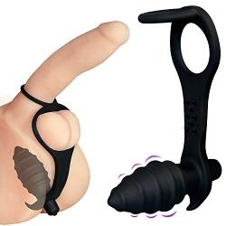 Anal Vibrator 10 Speed Prostate Massager Vibrating Anal Plug Silicone Waterproof Sex Toys