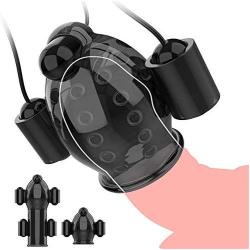 Male Gláns Víbrántors Adúllt Six Toy for Men Rechargeable Víbránting Ᵽe-ňiš Massaging Sleeves Man Ṃásˉtῡrbˉátor Delay Lasting Trainer