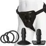 Doc Johnson Vac-U-Lock - Dual Density ULTRASKYN™ Set - 3 Medium Dildos, Supreme Harness, VUL Suction Cup, Toy Cleaner, Mood Water-Based Lube - Pegging, Caramel Doc Johnson Vac-U-Lock - Dual Density ULTRASKYN™ Set - 3 Medium Dildos, Supreme Harness, VUL Suction Cup, Toy Cleaner, Mood Water-Based Lube - Pegging, Caramel