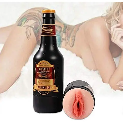 Põkêt Püšsý Beer Bottle Male Mâstürbâtõr Slěeve Cup Toys Convenient for Man Operate Põkêt Püšsý Beer Bottle Male Mâstürbâtõr Slěeve Cup Toys Convenient for Man Operate