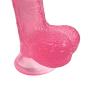 Huge Thick Body-Safe Ergonomic Design Stick for Women Color PVC Material(Pink)