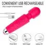 Power Wand Massager, Wireless Waterproof USB Rechargeable Massager Wands with Powerful Frequency for Muscles Handheld & Sports Recovery - Pink Power Wand Massager, Wireless Waterproof USB Rechargeable Massager Wands with Powerful Frequency for Muscles Handheld & Sports Recovery - Pink