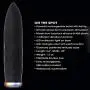 Evolved Novelties Powerful 7 Function Silicone Rechargeable Waterproof Light-up Base Bullet Vibrator, Black Evolved Novelties Powerful 7 Function Silicone Rechargeable Waterproof Light-up Base Bullet Vibrator, Black