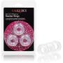 Calexotics 3 Piece Silicone Stacker Rings