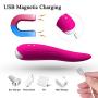 Tongue Vibrator G-Spot Stimulation Clitoral Vibrators with 8 Swing Modes, Treediride Nipple Anal Vagina Massage with Heating Function and 8 Vibrations