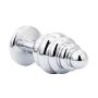 FST Luxury Screw Threaded Metal Butt Plug Aluminum Alloy Anal Massager Large size with Diamond Color Random