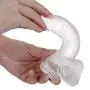 Realistic Dildos Feels Like Skin, 7.3 Inch Clear Dildo with Suction Cup, Adult Sex Toys for Women