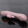 Luv Sensation G-Spot Clitoris Rabbit Vibrator, Waterproof Rechargeable Stimulator Massager Sex Toy with Soft Silicone and Different Vibrating Level Grey