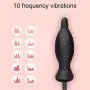 (Lover Gifts) Inflatable Large Anal Plug Dildo Pump Anal Dilator Expandable No Vibrator Butt Plug Anal Balls Sex Toys