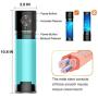 qqooo Male Multi Speed Víbrántíng Pênňís Víbrántór Automatic Electronic Mans Massage Cup Enhancer Trainer Adùllt Tõys Soft Sùcker Electric Clip Stimùlator Toy for Him Sexy Underwear Toys for Men