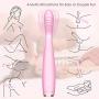 Powerful G-Spot Vibrator Dildo with Textured Tip Bendable Shaft for Precise Clitoris Stimulation, Erocome Clitoris Stimulator Sex Toy with 10 Vibration Mode 5 Speed Quiet Motor for Couple Foreplay