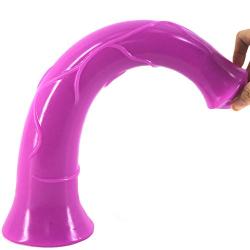 LZYAA Super Big Size Horse Dildo, 16.2Inch Long Suction Cup Animal Penise Sex Toys, Women Masturbation Couple Flirt (Purple)