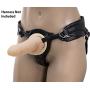 Naked Adduction 8 Inch Realistic Silicone Dildo with Suction Cup, Dual Density Dong, Beige Color Penis, Adult Sex Toy, Harness Compatible