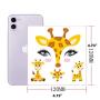 Fanoshon Animal Temporary Face Tattoo Sticker Set for Kids Adults, Water Transfer Butterfly Panda Deer Giraffe Fairy Floral Festival Body Paint Makeup Decoration Stickers for Halloween