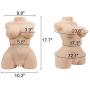 Y-NOT 3D Realistic Lifelike Sex Doll Male Masturbator Sex Toy with Heating Rod, for Realistic Anal, Breast, Vagina Sex, FDA Approved High Quality Silicone Flesh