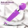 Personal Wand Massager, Bolly Cordless Electric Handheld Rechargeable Massager for Women & Men Muscle Aches and Sports Recovery