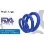 Romi Hot Sales Male Dream Essentials Crazy 10 Pcs Waterproof Silicone Cockrings Penis Ring Cock-ring Delay Control
