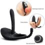 Best Relaxing Gift Toy Remote Vibrating Male Wand Massager Rechargeable Wireless Remote Control Back Neck Shoulder Relaxation Massaging with Multiple Men Vibrator Medical Grade Silicone Vibration Toys