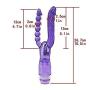 YEVIOR Double Trouble Jelly Multi Speed Dual Penetration Toy for Personal Pleasure Toy Wave Bead