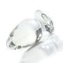 Double-Ended Glass Wand Huge Smooth Medical-Grade Crystal Stick for Women Men