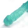 MXYLYM1 Stráp ǒn for Sèx Women, Green Transparent Super Realistic Simulated Toy Relaxation Pressure Waterproof 7.48" Long 1.57" Wid Smaller and More Portable