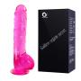 Zripool Body-Safe Material Lifelike Penissex with Strong Suction Cup for Hands-Free Play