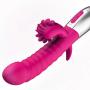 DDapen Intelligent Heating Powerful Rechargeable 10 Modes Upgraded Th-Rusting Ro-tating Novelty Rabbit Wand Toy 100% Waterproof&Ultra-Silent