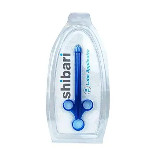 Shibari Lube Applicator XL, Blue, Sealed Retail Packaging Shibari Lube Applicator XL, Blue, Sealed Retail Packaging