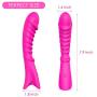 U Shape Couple Love Stimulation Remote Strong Sucking Vibrating Toys for Women Handsfree Sucking Toy USB Rechargeable Waterproof Wand for Sore Back Foot Neck Leg Soft Slicone Wireless Remote Control