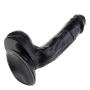 Pansdd 8.7 Inch Dillo Real Feel Boys Skin Female Relax Massager (Color : Black)