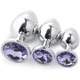 Guiseniour 3pcs Metal Ainal Plug Massager Buttt Stimulation Adullt Six Toys Fo Women Men Guiseniour 3pcs Metal Ainal Plug Massager Buttt Stimulation Adullt Six Toys Fo Women Men