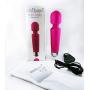 SHIBARI Mini Halo,The Original Compact Power Wand Massager, Wireless, 20x Multi-Speed Vibrations (Pink)