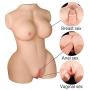 Rzoeox Sex Doll Male Masturbator, 3D Lifelike Torso Toys with Vagina and Anal for Men Masturbation, TPE Dolls with Metal Skeleton - (15 x 9.5 x 5in, 5kg)