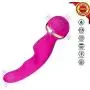 Waterproof Cordless Personal Massager Therapeutic, Massage Powerful Hand held Magic, Rechargeable Mini Stress Relief Silicone Foot Back Neck Stress Away Sport Recovery (Pink) Waterproof Cordless Personal Massager Therapeutic, Massage Powerful Hand held Magic, Rechargeable Mini Stress Relief Silicone Foot Back Neck Stress Away Sport Recovery (Pink)