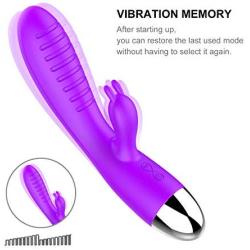 Cordless Dual Motor Quiet Soft Wireless USB Recharging 30-Speed Vi-bration Body Aches Pains Recovery Simple and Convenient Wand -Purple