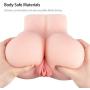 Pussy Ass Masturbator for Male, 3D Realistic Butt Vagina and Anal Stroker for Couples Men Masturbation, Silicone Virgin Anus Love Doll with 2 Hole (5.6 pounds)